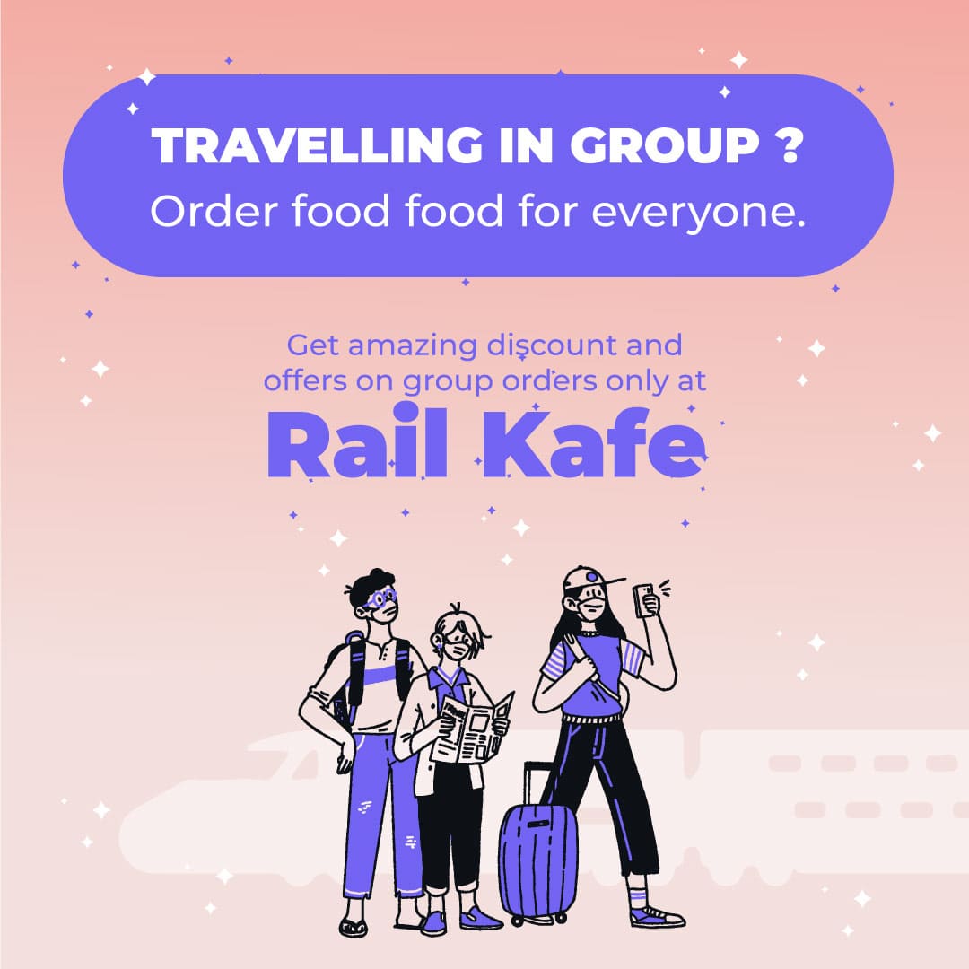 Featured image of  order group food on train from Railkafe